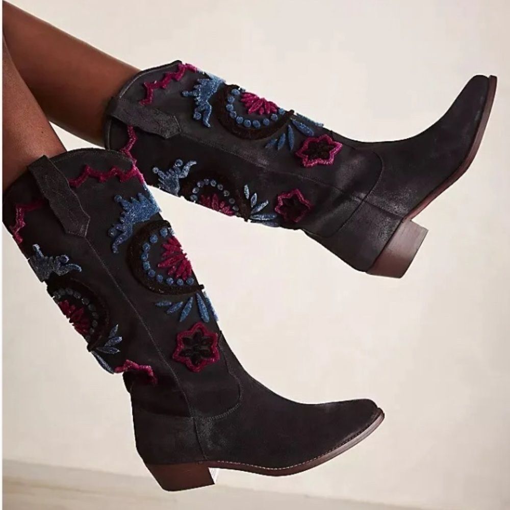 Free People Roundhouse Stitch Boot Size US 9.5 / EU 39.5